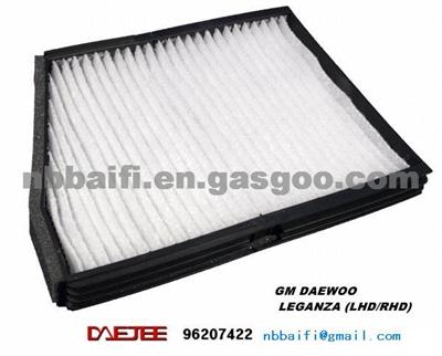 Daewoo Leganza (Klav) 2.0 16V Cabin Filter OEM NO.: 96207422