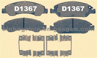 D1367-8472 CHEVROLET BRAKE PAD OEM25918342