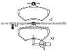 Brake Pad Set for AUDI 8E0 698 151 B