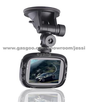 HD1080P H.264 2.7 Inch Video Seamless Vehicle Black Box Car Camera With Polymer Battery