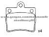 Brake Pad Set for MERCEDES BENZ 002 420 51 20