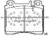 Brake Pad Set for MERCEDES BENZ 002 420 12 20