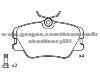 Brake Pad Set for MERCEDES BENZ 000 420 99 20