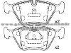 Brake Pad Set for AUDI 447 698 151 C