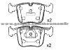 Brake Pad Set for BMW 34 11 1 160 296