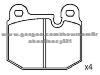 Brake Pad Set for BMW 34 11 1 159 249