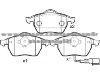 Brake Pad Set for AUDI 8N0 698 151 A