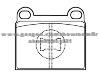 Brake Pad Set for AUDI 171 698 151 B