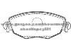 Brake Pad Set for FORD C2S 17129