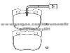 Brake Pad Set for LAND ROVER RTC6781