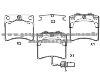 Brake Pad Set for VOLKSWAGEN 7D0 698 151 C