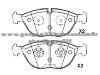 Brake Pad Set for AUDI 34 11 6 761 246