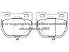 Brake Pad Set for LAND ROVER STC-1601