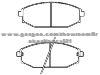 Brake Pad Set for HYUNDAI 58101-M1A00