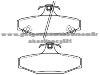 Brake Pad Set for DAEWOO 48413-05000