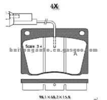 Brake Pad for Jaguar D04-724