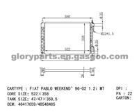 FIAT Palio Radiator 46417059