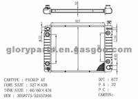 GM Pickup Radiator 3058775