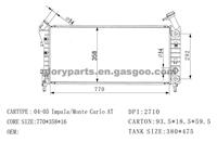 GM Chevrolet Radiator 10324030