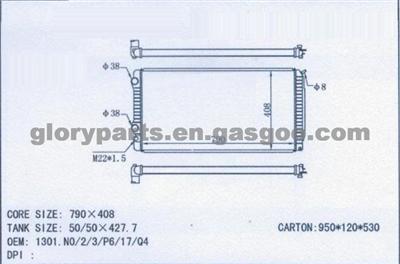 FIAT Ducato Box 2.0 Radiator 1307395080/1301N0