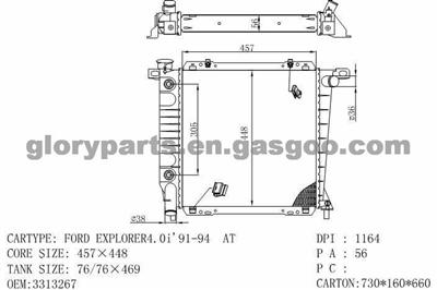 FORD Radiator ZZL415200