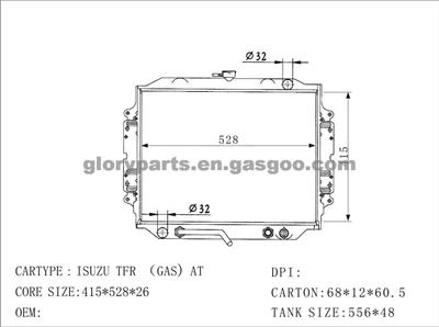 ISUZU TFR Radiator 8970416291