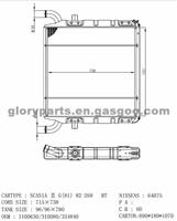 SCANIA Radiator 1100630/334840