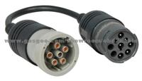 DEUTSCH 9 PIN MALE TO 6 PIN Automotive Diagnostic Cable