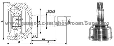 CV joint HO-038