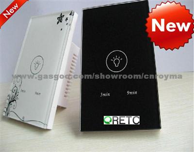 Wall Touch Timer Switch, Touch Switch+Light Timer Switch With LED Indicator