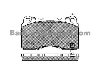 Opel Saab Brake Pad OE 13329562 ,13 329 562