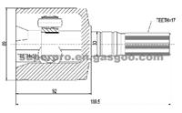 CV joint IZ-541