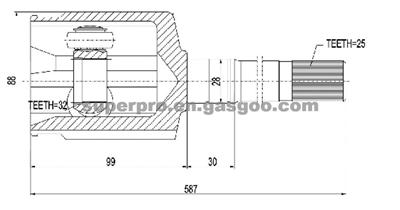 CV joint IZ-704