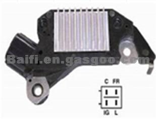 Voltage Regulator AES 3192 ,DELCO 19009715,PIC 8040-6289 ,B-Circuit, 14.7 Vset,C-FR-IG-L Terminals