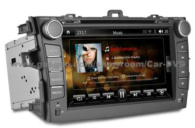 Double Din CAR DVD For Toyota Corolla 2006-2011 Built-In Analog TV,GPS Navigation,WIFI/3G Surf Internet And HD 1080P Video Playing Function