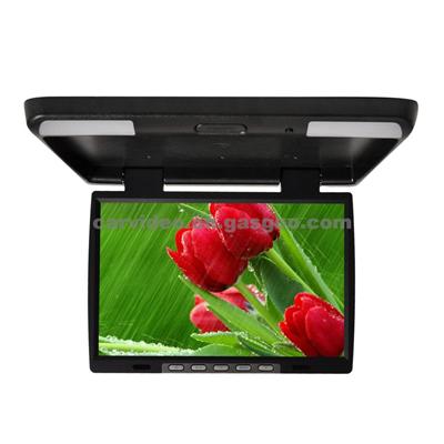 15.4-Inch Flip-Down Bus Monitor, TFT LCD, Available In Black, Gray And Beige
