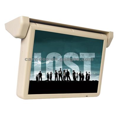 19-Inch Motorized Flip Down Monitor, High-Resolution