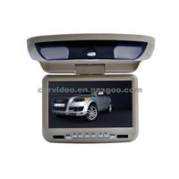 9-Inch Roof DVD Player With Wireless Game/ SD/USB Slot/ IR/FM Transmitter