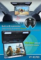 17-Inch Bus A/V System With IR Transmitter/Supports 12/24V DC Voltage