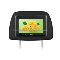 7-Inch Headrest Monitor W/ 2 Video Inputs/IR Transmitter, Works With Wireless Headphones (Optional)