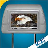 7-Inch Headrest LCD Monitor With OSD Menu And Optional IR Function, Can Be Standalone Monitor
