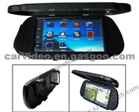 7-Inch Car Rear-View System With Bluetooth, Digital Touch Screen, GPS Navigation Functions