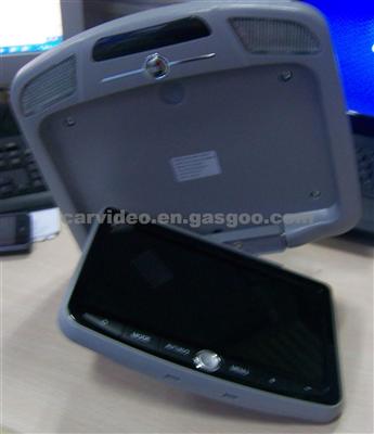 9-Inch Flip Down Monitor With Dual Dome Light /IR Transmitter