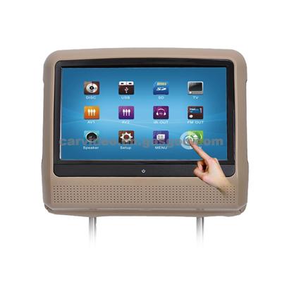 9-Inch Car Digital Headrest DVD, Removable From Pillow