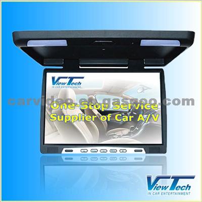 20-Inch Flip Down Monitor With 1,440 X 768-Pixel High-Resolution, IR Transmitter And 12/24V Voltage