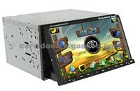 7-Inch 2-Din In-Dash Car DVD With Radio/GPS/Analog TV/Bluetooth Built-In, USB/Mic Front And Back