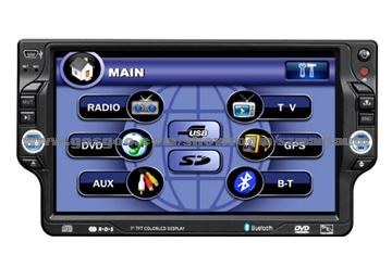 7101 1Din 7-Inch Universal Car DVD Player