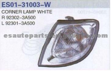 Corner Lamp (White) ES01-31003-W