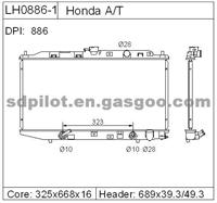 Auto Radiator For Honda CR-X (19010PM3901 A/T)