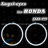 7000K Ultra White CCFL Angel Eyes Halo Rings For HONDA JAZZ FIT/Car Light (2 Rings + 2 Inverters)/CCFL Lamp/ Auto Car Lamp